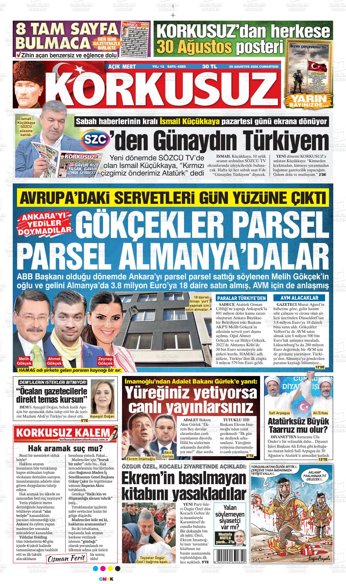 AÇIK MERT KORKUSUZ - 29.08.2026