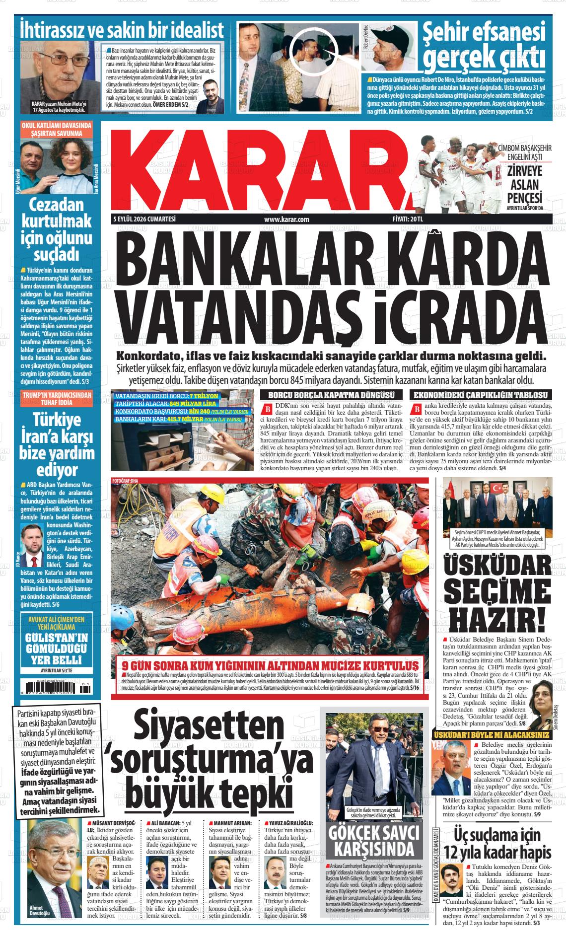 KARAR - 05.09.2026